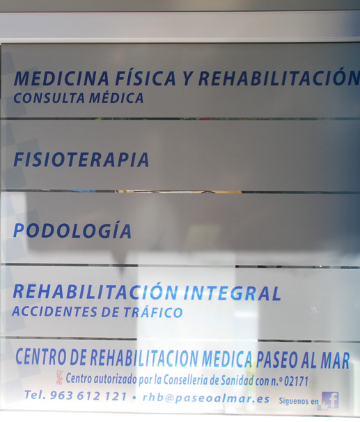 Servicio de podología en Valencia, podólogos en Centro Médico Paseo al Mar